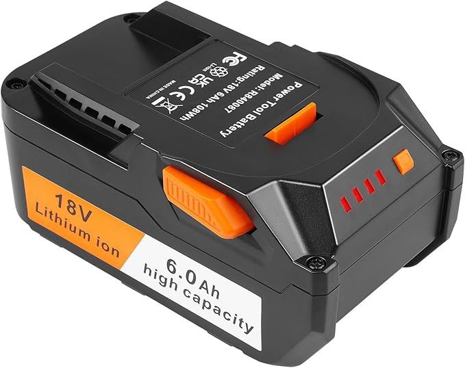 ARyee 18V 6000mAh Replace for RIDGID 18V Battery