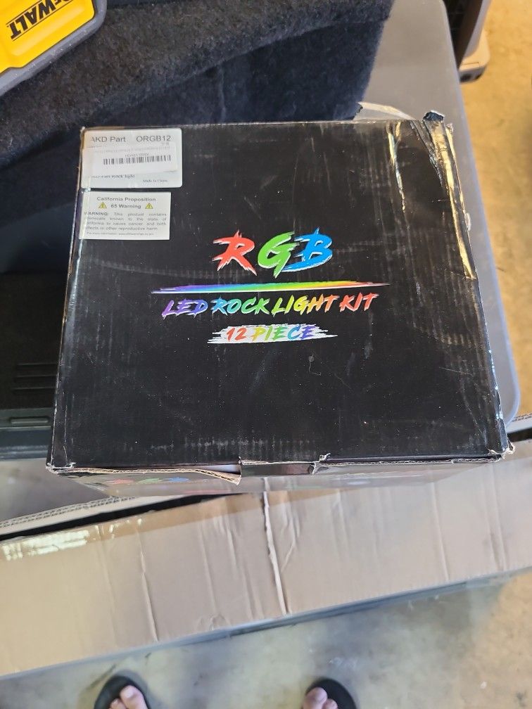 Rgb 12 Piece Rock Light Kit