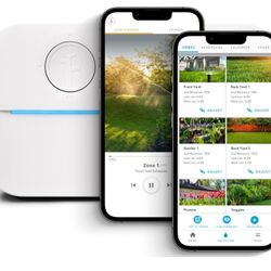 Rachio 3: 8 Zone Smart Sprinkler Controller (Simple Automated Scheduling + Local Weather Intelligence. Save Water w/ Rain, Freeze & Wind Skip), App En