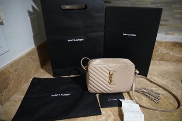 YSL Medium Lou Camera bag dark beige- used