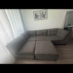 sectional gray couch