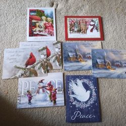 Assorted Greeting Cards For Christmas New Year (each)-25 Available 