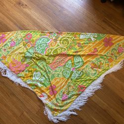 Retro Fabric Shawl Table Cover