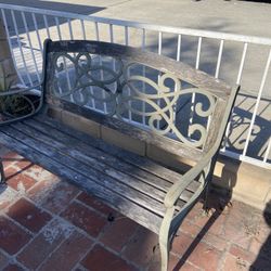 Wrought Iron Benches And Chairs NOT FREE