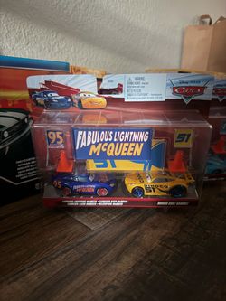 Disney Pixar Cars Fabulous Lightning McQueen & Dinoco Cruz Ramirez 2-Pack