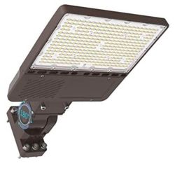 #4897   200W LED Parking Lot Light UL & DLC Listed 28000LM with Dusk to Dawn Photocell Outdoor Commercial 