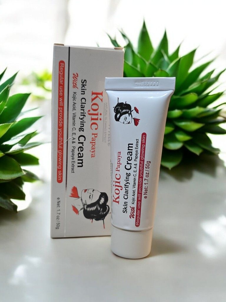 Clair White Kojic Acid, Papaya Extract Skin Clarifying Cream 50g