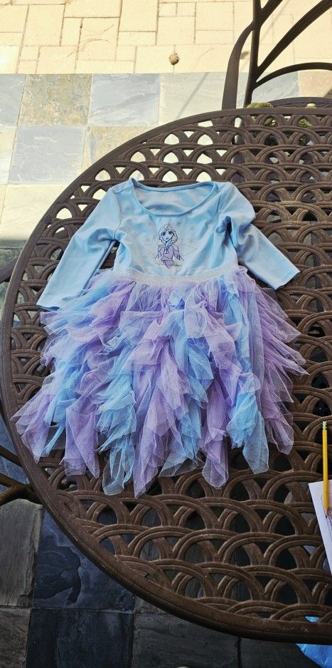 Frozen Elsa Disney Princess Girl Dress 5t