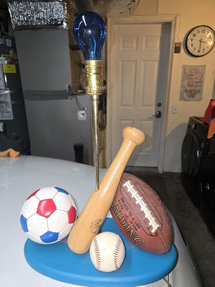 Vintage 1990 Sports Lamp