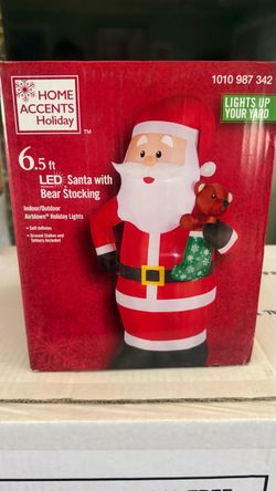 Inflatable Santa 6.5 ft