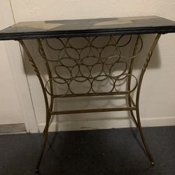 Stone Top Wine Rack 