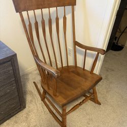 Wood Rocking Chair - Nichols & Stone 