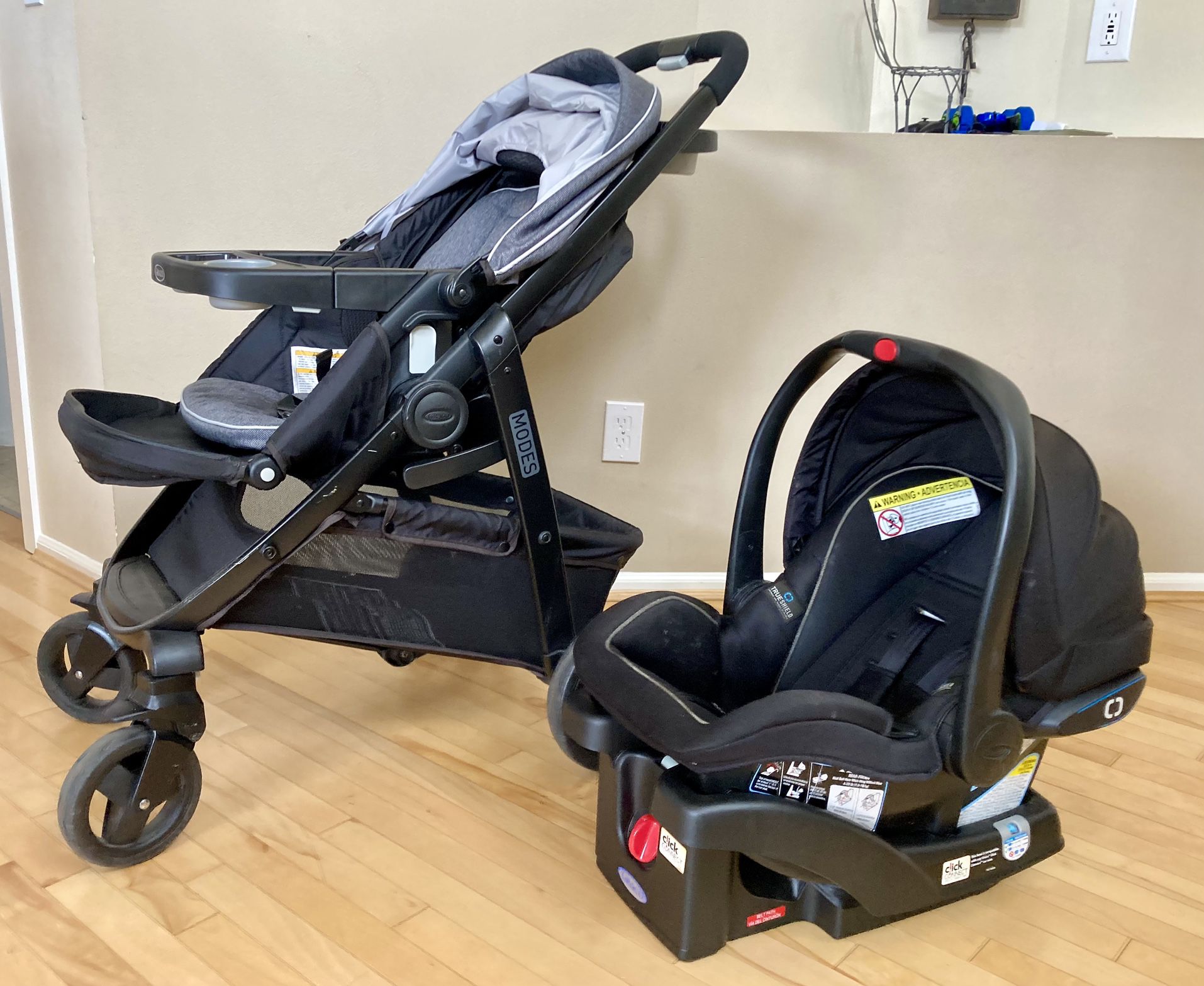 Graco Modes Click Connect Stroller, Car seat, and Base 