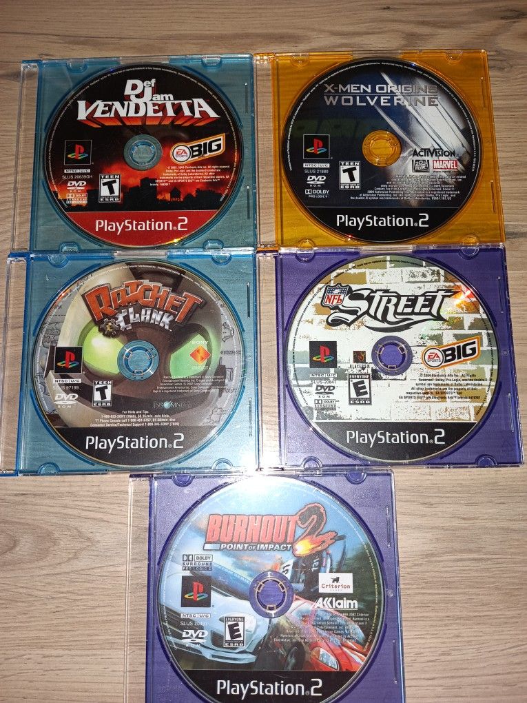 PS2 Loose Games Lot & Controllers