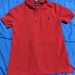 Size 6 Boys Red Ralph Lauren Polo Shirt