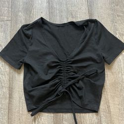 Black Crop Top 