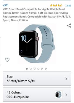 Compatible Silicone Apple Watch Bands