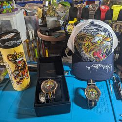 Ed Hardy Watches, Cologne & Hat
