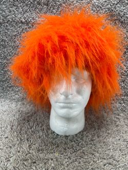 Adult Men's 80’s Rock Style Costume Wig Fuzzy Synthetic Soft Fiber Hair