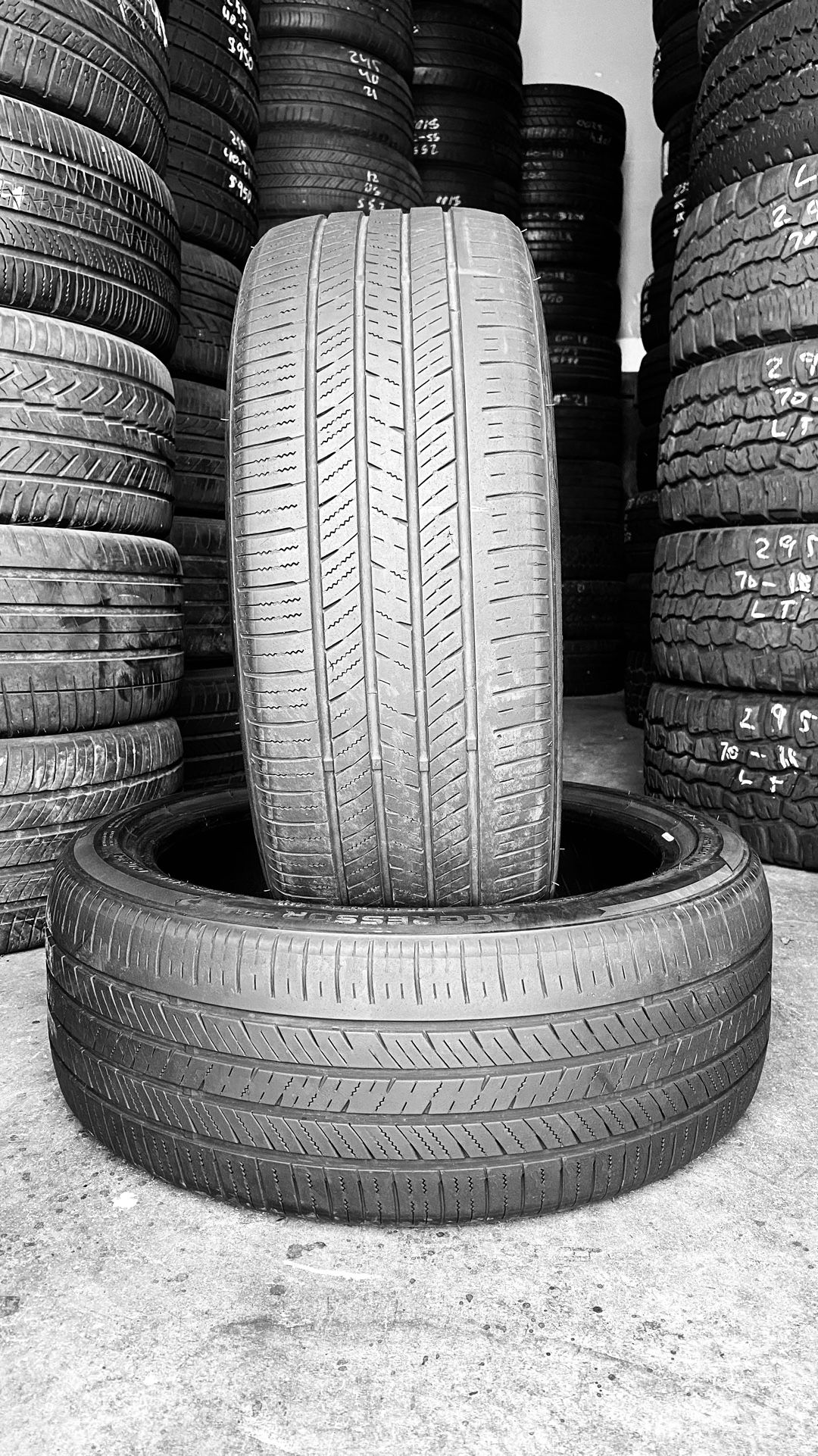 225/45/19 Used 2 Tires
