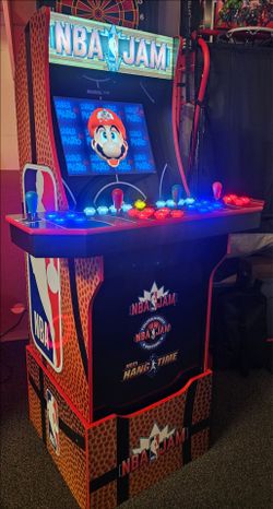NBA Jam Arcade1up Cabinet With Over 15,000 Video Games