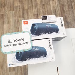 New JBL Charge 5 Bluetooth Speaker - 90 DAY WARRANTY - $1 DOWN - NO CREDIT NEEDED 