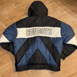 Vintage cowboy jacket, pro line starter jacket two XL