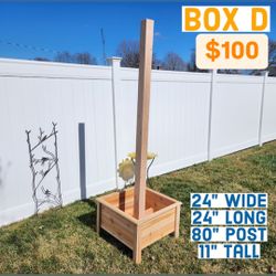 Planter With Post