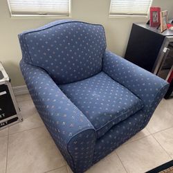 2 Beautiful Blue Chairs 