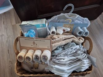 Baby boy gift basket