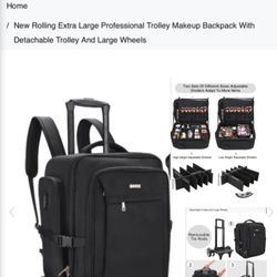 Relavel Professional Make Up Bag