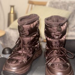 Dior Snow Ankle Boots Brown