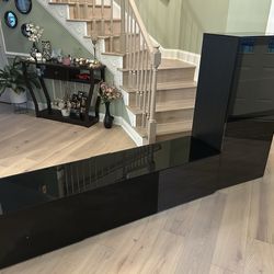 IKEA BESTÅ Modern Bundle – TV Stand & Matching Display Cabinet