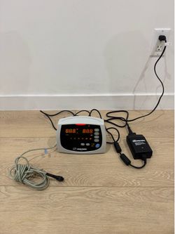 Nonin Medical 9600 Pulse Oximeter Monitor with SpO2 Sensor & Power Supply