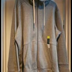 New womans size 4X Tek Gear ultra soft fleece grey sweater 🩶🤍

