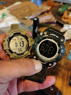 His and hers Mil-spec watches.