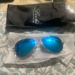 livho Sunglasses for Men Women Aviator Polarized Metal Mirror UV 400 Lens Protection