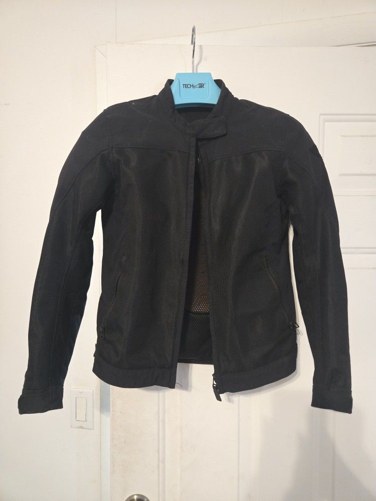Dainese Black Sevilla Air Tex Women's Motorcycle Mesh Jacket - size 42 (MEDIUM)