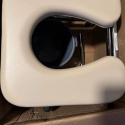 Padded Drop Arm Commode New Condition 