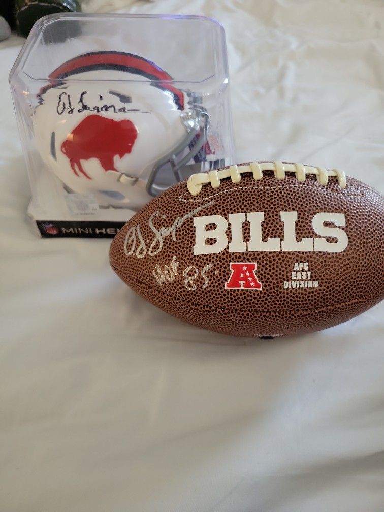 OJ Simpson Certified Signature Mini Set