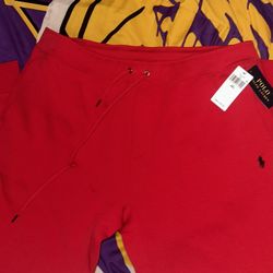 Red Polo Ralph Lauren Sweats