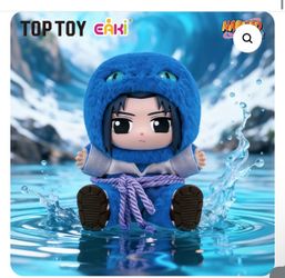 NEW SASUKE NARUTO BEAST PARTY V2 Keychain Plush Pendant TOP TOY EAKI