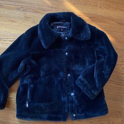 Faux Fur Ladies Jacket Size med 