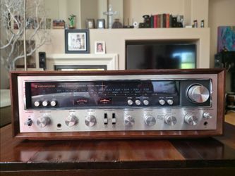 Kenwood KR-7600  Vintage Receiver with Rare Wood Case