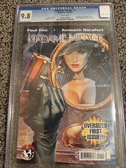 CGC 9.8 Madame Mirage #1 Kenneth Rocafort Art