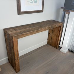 Wood Console Table 4’ 6.5”
