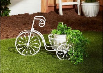 Bicycle plant holder