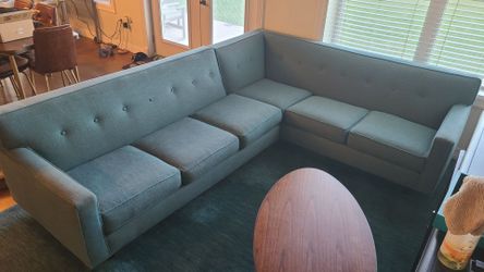 Turquoise Sectional Couch