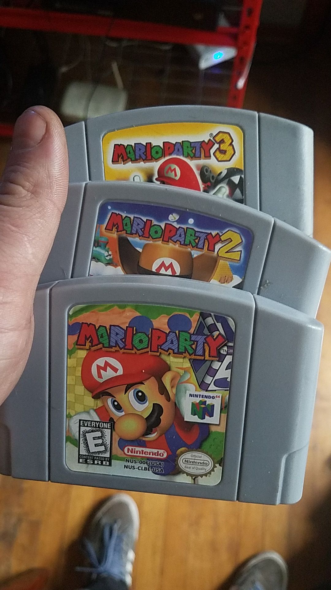Mario Party 1 2 and 3 n64