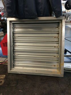 Heavy gauge shutter